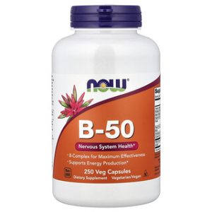 NOW Foods B-50 - ויטמיני B מבית נואו - 250 כמוסות