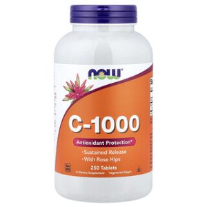 NOW Foods C-1000 ויטמין C - 250 טבליות - תוסף תזונה
