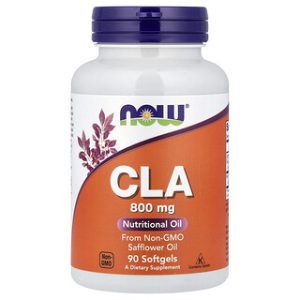 NOW Foods CLA - תוסף חומצות שומן 90 כמוסות