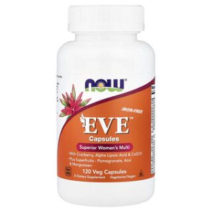 NOW Foods Eve - מולטי ויטמין לנשים ללא ברזל