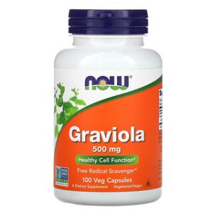 NOW Foods Graviola 500 מ"ג - 100 כמוסות צמחיות