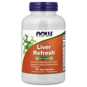 NOW Foods Liver Refresh 180 כמוסות - לתמיכה בכבד