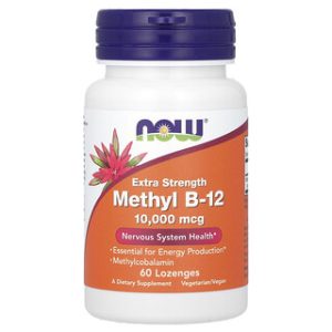 NOW Foods Methyl B-12 10000 מק"ג - 60 סוכריות מציצה