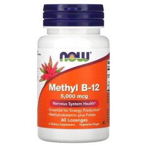 NOW Foods Methyl B-12 60 Lozenges - תוסף ויטמין B12