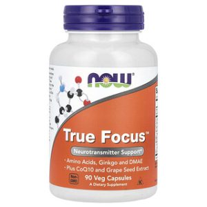 NOW Foods True Focus - תוסף תזונה למיקוד וריכוז