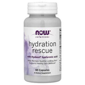 NOW Foods-כמוסות חומצה היאלורונית-Hydration Rescue