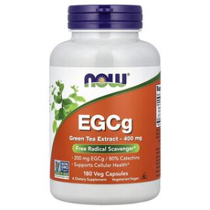 NOW Foods - תמצית תה ירוק EGCg 180 כמוסות