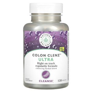 Natural Balance Colon Clenz Ultra - ניקוי רעלים צמחי 120 כמוסות
