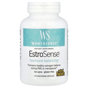 Natural Factors EstroSense - כמוסות לנשים, 120 כמוסות
