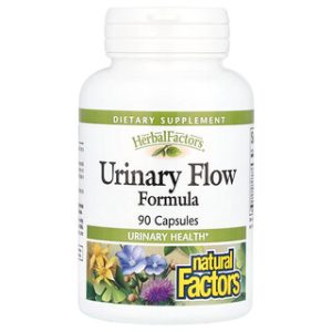 Natural Factors - פורמולה לזרימת שתן - 90 כמוסות