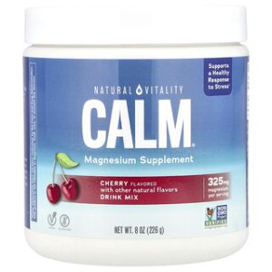 Natural Vitality CALM- משקה מגנזיום בטעם דובדבן 226 גרם