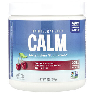 Natural Vitality CALM- משקה מגנזיום בטעם דובדבן 226 גרם