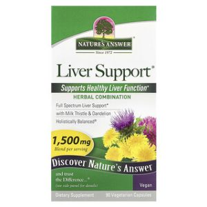 Natures Answer Liver Support - 90 כמוסות טבעוניות