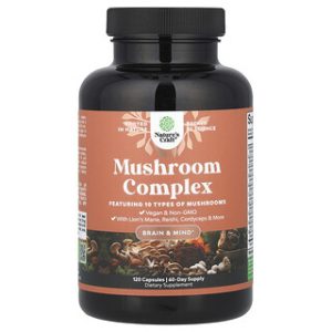 Natures Craft Mushroom Complex - 120 כמוסות תוסף תזונה