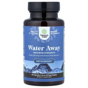 Natures Craft Water Away - כמוסות ניקוז מקסימום חוזק