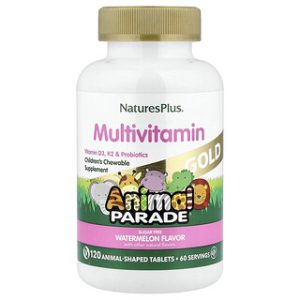 NaturesPlus Animal Parade Gold - ויטמינים לילדים טבליות