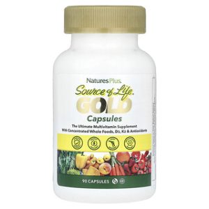 NaturesPlus Source Of Life Gold - מולטי ויטמין 90 כמוסות