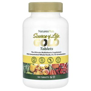 NaturesPlus Source of Life Gold - מולטי ויטמין 180 טבליות