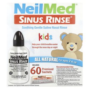 NeilMed Kids Sinus Rinse - שטיפת אף לילדים - 60 מנות
