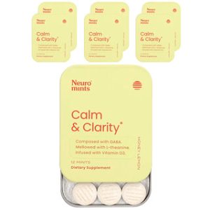 NeuroGum Calm & Clarity - מנטות דבש לימון 6 יחידות