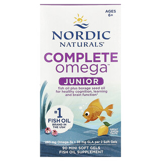 Nordic Naturals Complete Omega Junior - ג'ל רך לילדים