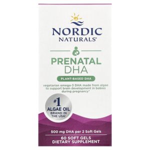 Nordic Naturals Prenatal DHA - 60 כמוסות רכות - 250 מ"ג