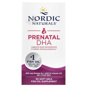 Nordic Naturals Prenatal DHA - 90 כמוסות רכות - בריאות הריון