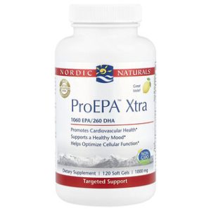 Nordic Naturals ProEPA Xtra - 120 כמוסות שמן דגים לימון