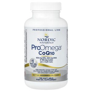 Nordic Naturals ProOmega CoQ10 - 120 כמוסות רכות
