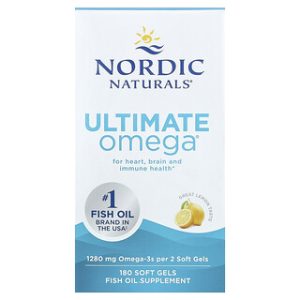 Nordic Naturals Ultimate Omega - כדורי אומגה 3 בטעם לימון