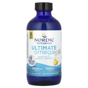 Nordic Naturals אומגה 3 Xtra לימון 237 מ"ל - בריאות הלב