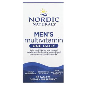 Nordic Naturals - מולטיויטמין לגבר - 30 טבליות