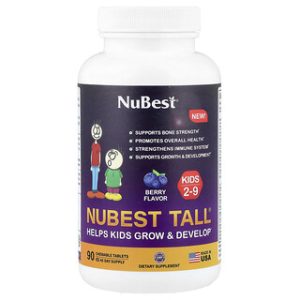 NuBest Tall Kids 2-9 - תוסף גדילה בטעם בריא