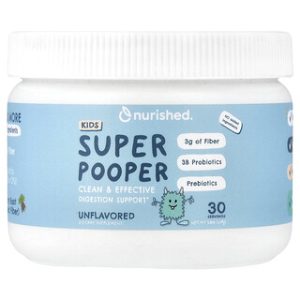 Nurished Kids Super Pooper - אבקת סיבים טבעית לילדים