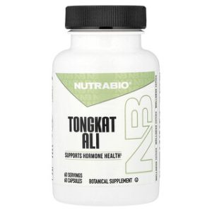 NutraBio Tongkat Ali 200mg - 60 כמוסות לשיפור האנרגיה