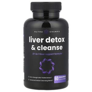 NutraChamps - Liver Detox & Cleanse - 60 כמוסות טבעוניות