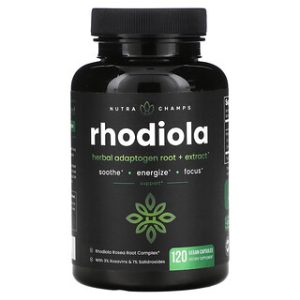 NutraChamps רודיולה - 120 כמוסות טבעוניות 300 מ"ג