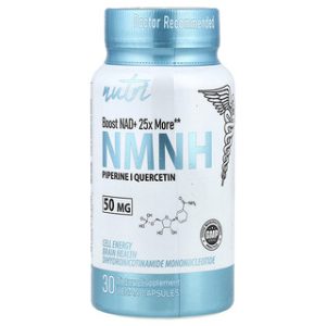 Nutri NMNH 30 כמוסות טבעוניות - תוסף תזונה אנטי אייג'ינג