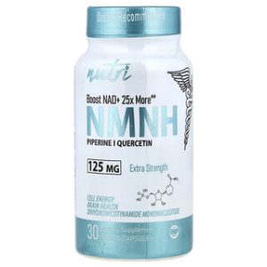 Nutri NMNH 30 כמוסות טבעוניות - תוסף תזונה אנטי אייג'ינג