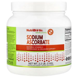 NutriBiotic - סודיום אסקורבט 1 ק"ג - לחיזוק חסינות