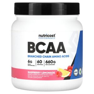 Nutricost BCAA Raspberry Lemonade - תוסף תזונה 660 גרם