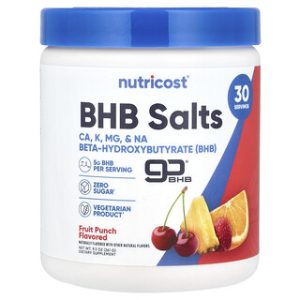 Nutricost BHB Salts - טעם פירות 9.3oz - קיטו תוסף תזונה