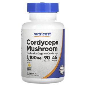 Nutricost Cordyceps פטריות - 90 כמוסות 550 מ"ג