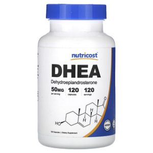 Nutricost DHEA 50 מ"ג - 120 כמוסות - לשיפור בריאותי