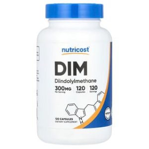 Nutricost DIM 300 מ"ג - 120 כמוסות - תמיכה הורמונלית