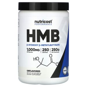 Nutricost HMB - אבקת תוסף תזונה ללא טעם 250 גרם