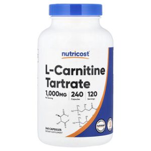 Nutricost L-Carnitine Tartrate 240 כמוסות - תוסף תזונה