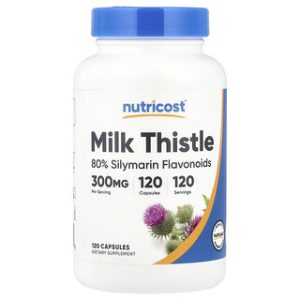 Nutricost Milk Thistle 300mg - 120 כמוסות לניקוי כבד