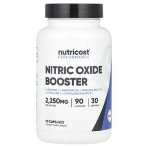 Nutricost NO Booster - תוסף חנקן 90 כמוסות לאימון