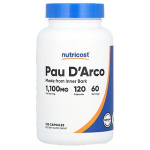 Nutricost Pau DArco 550 מ"ג - 120 כמוסות - בריאות טבעית
